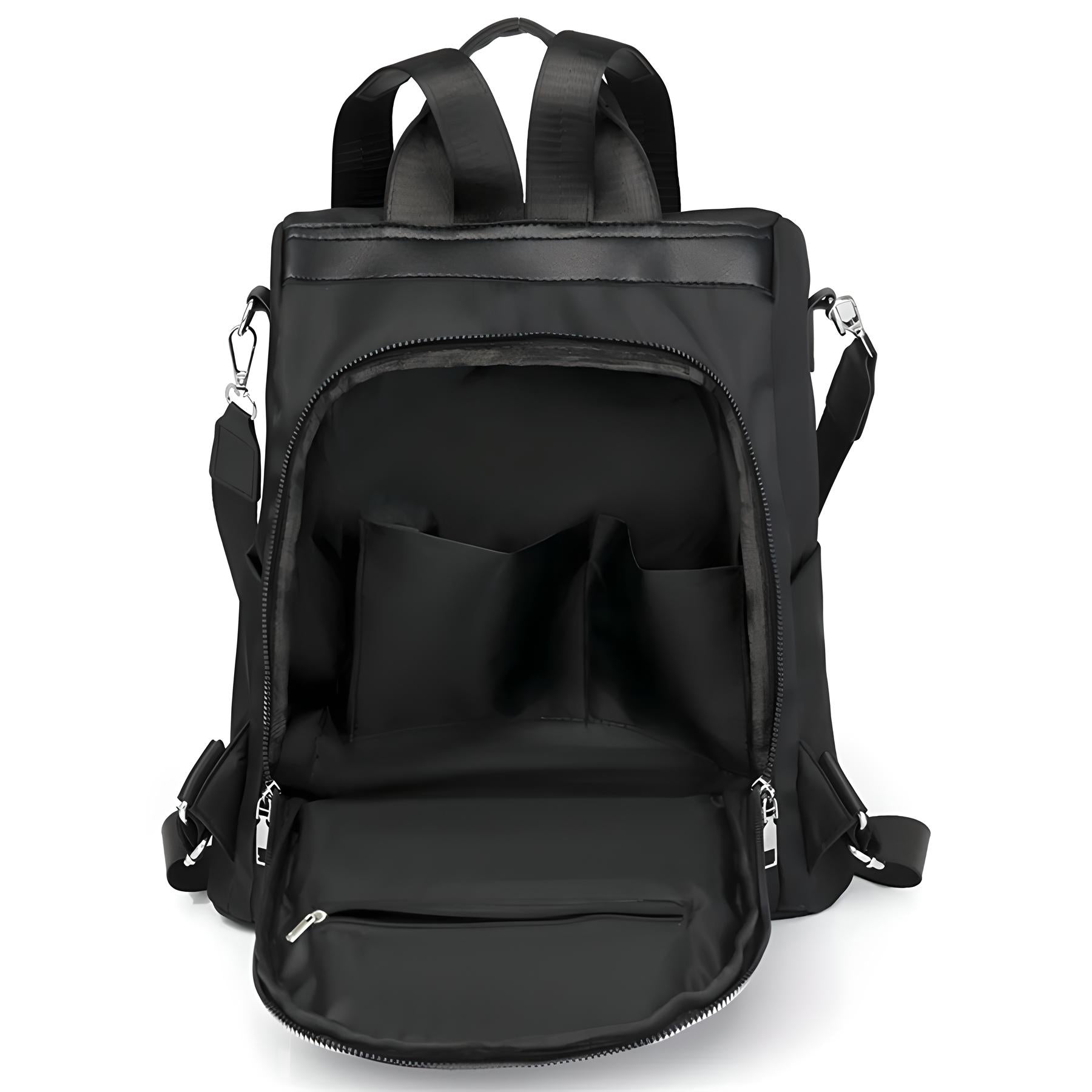 Women's Anti-Theft Backpack with Multiple Compartments and Security Features 4