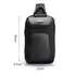 Women's Black Crossbody Bag with Security Features and Adjustable Strap 9