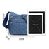 Women's Crossbody Messenger Bag with Zippered Compartments 10