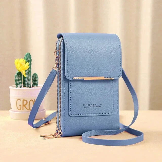 Women's Crossbody Phone Bag with Touch Screen Window and RFID Protection 12