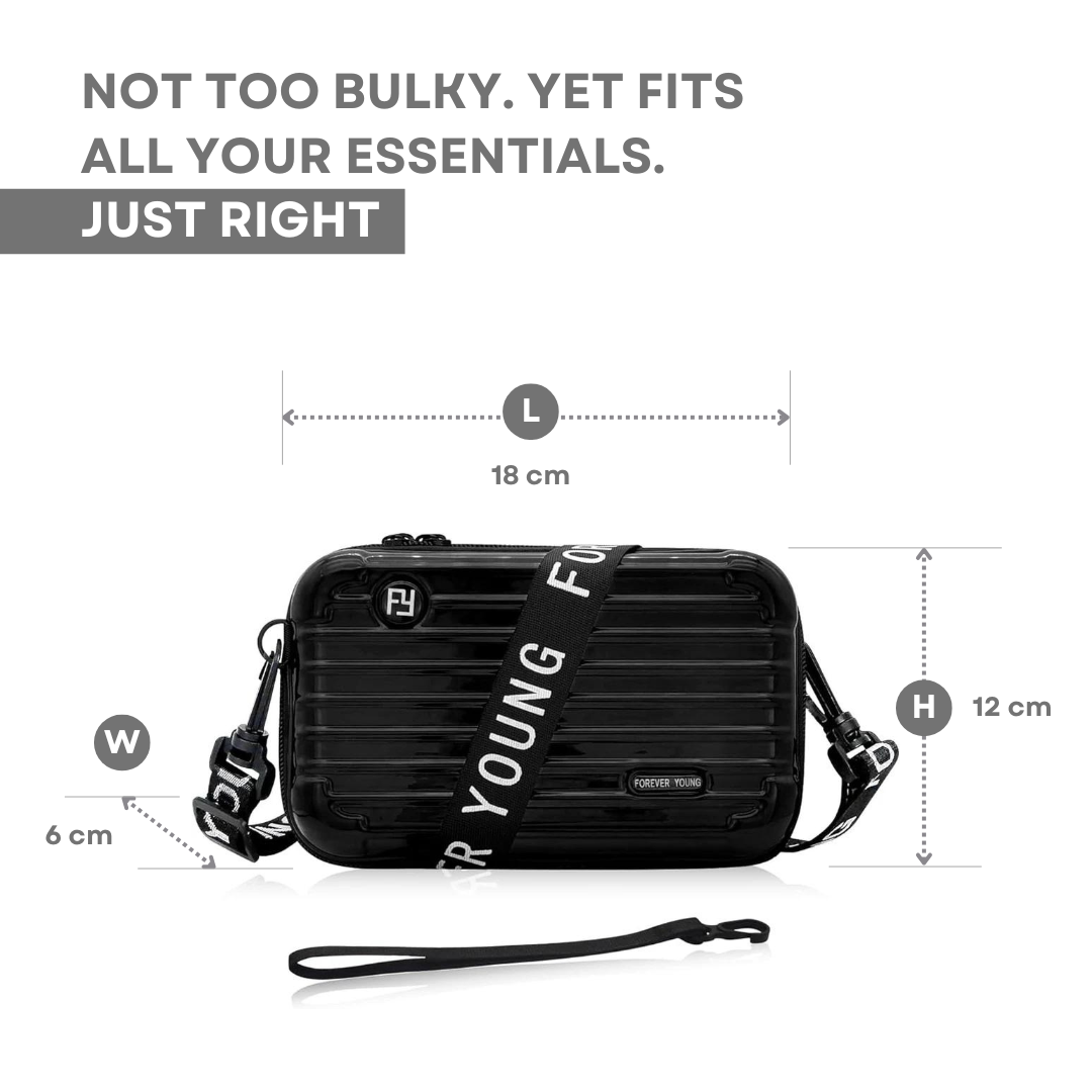 Women's Hardshell Crossbody Bag with Multiple Compartments 10