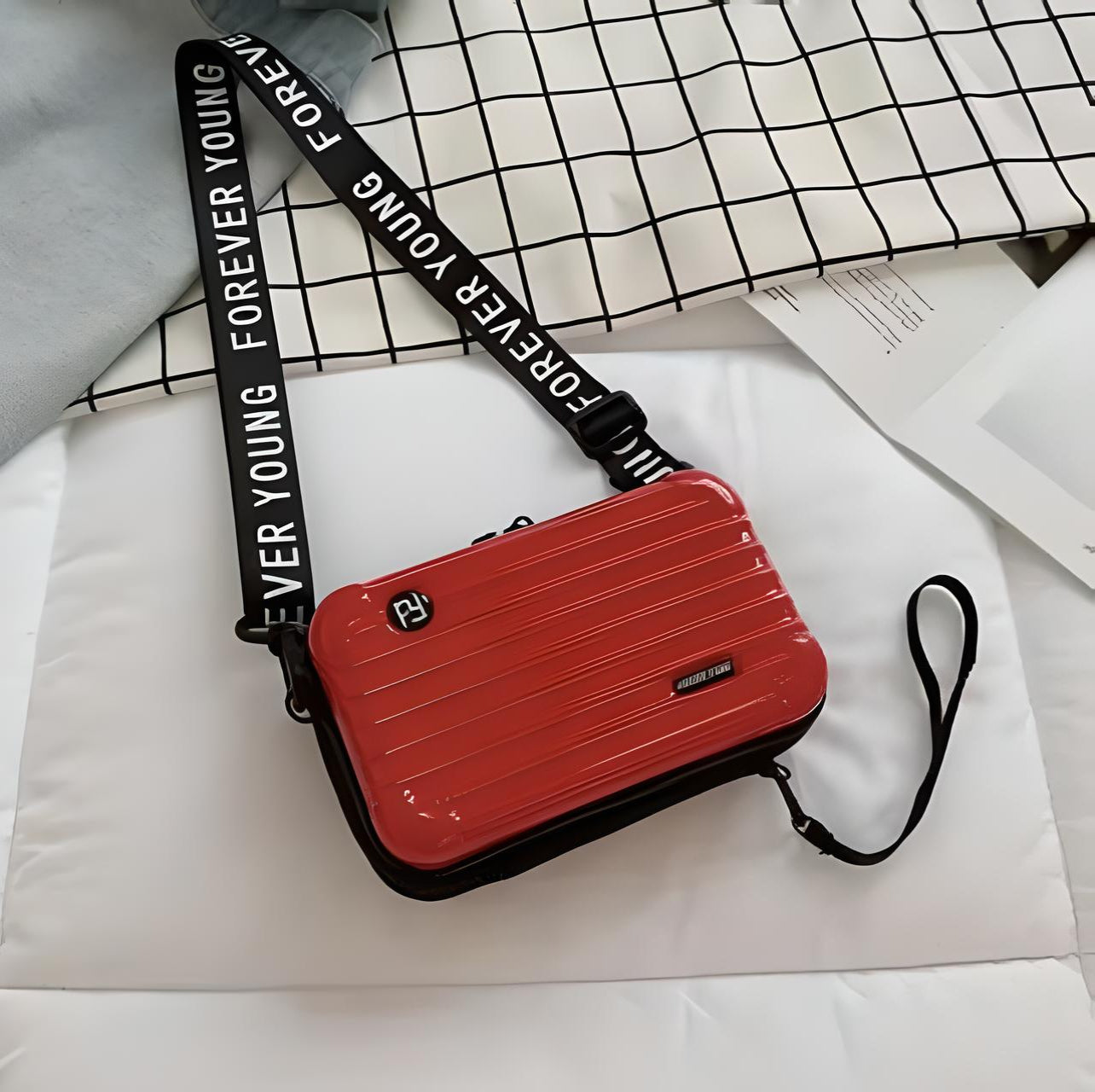 Women's Hardshell Crossbody Bag with Multiple Compartments 11