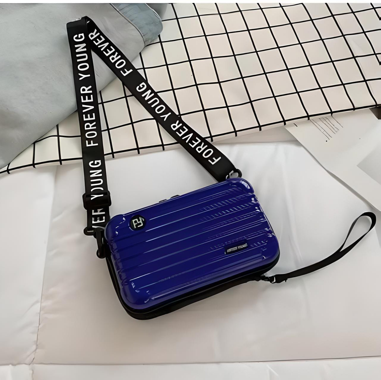 Women's Hardshell Crossbody Bag with Multiple Compartments 15