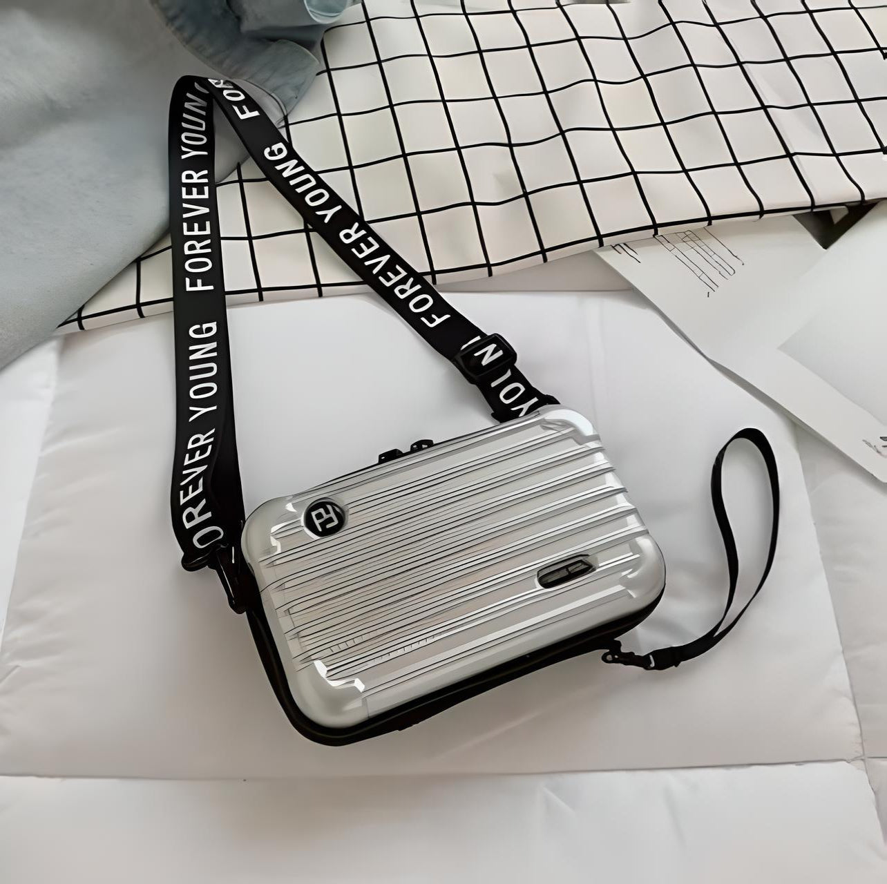 Women's Hardshell Crossbody Bag with Multiple Compartments 16