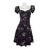 Obsession Nikki Costume Purple Floral Dress for Halloween front view
