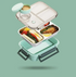 Insulated Lunch Container Compact Leak-Proof Meal Storage