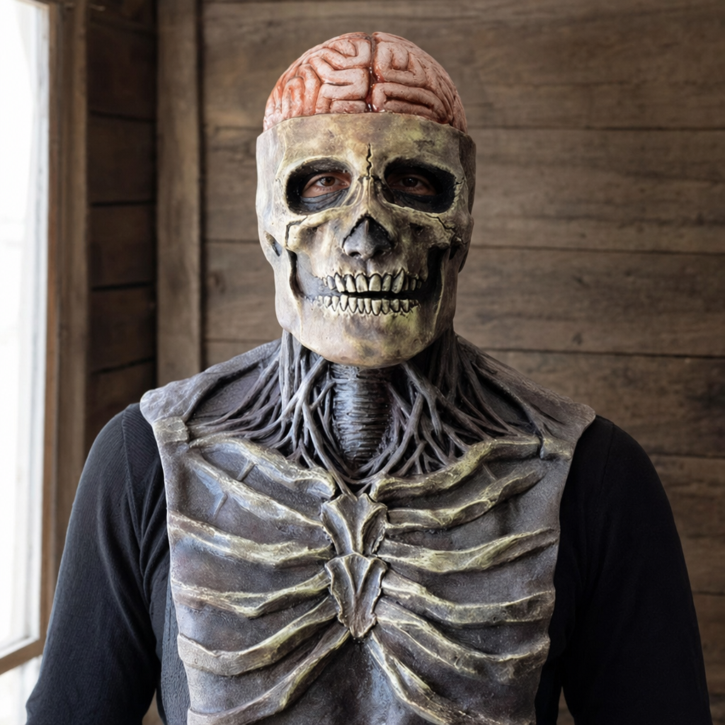 Ultra-realistic Halloween Skeleton Costume – PhantomReaper size and fit