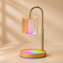 Flameless Candle Warmer Lamp Modern Metal Frame RGB Lighting Timer lifestyle scene