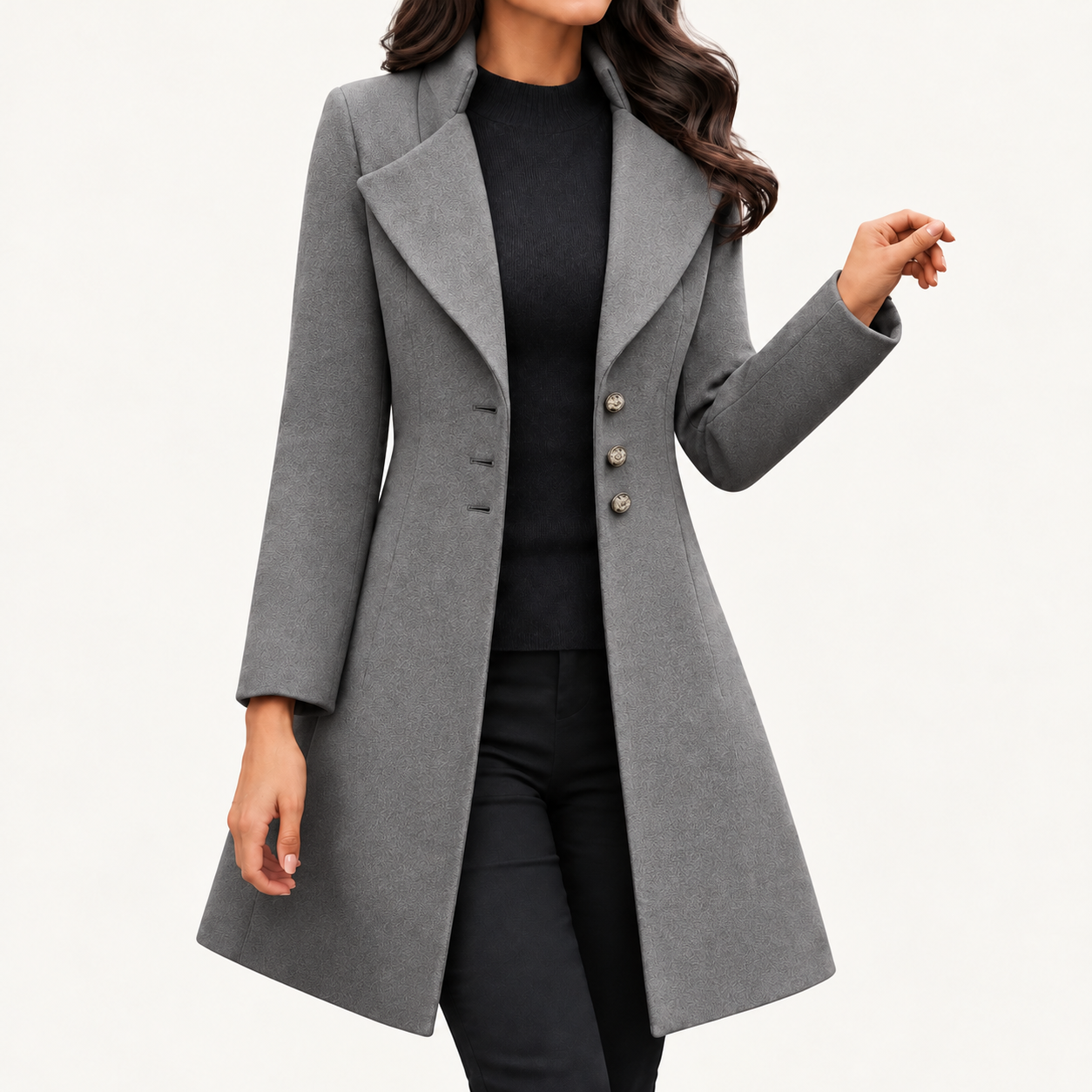 Women's Italian Style Warm Coat | Outerwear