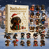 Dackel-Adventskalender | 24 Überraschungen | Sammelfiguren | Weihnachtscountdown