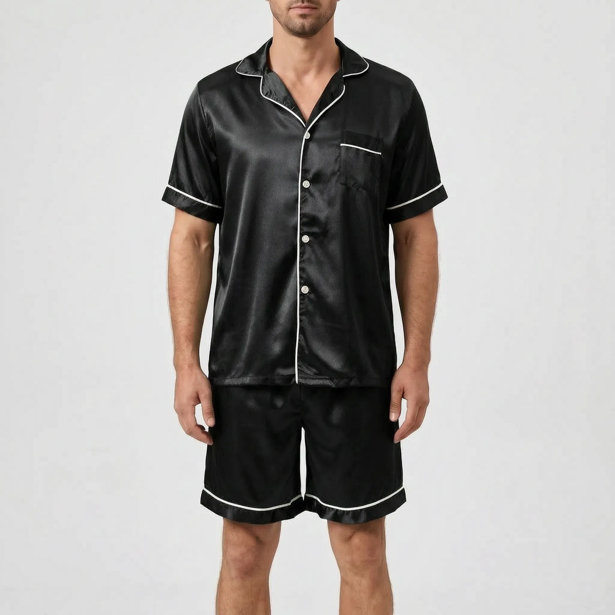 Men's Short Sleeve Pajama Set - Robert