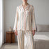 Striped Long-Sleeved Pajama Set - Lucy