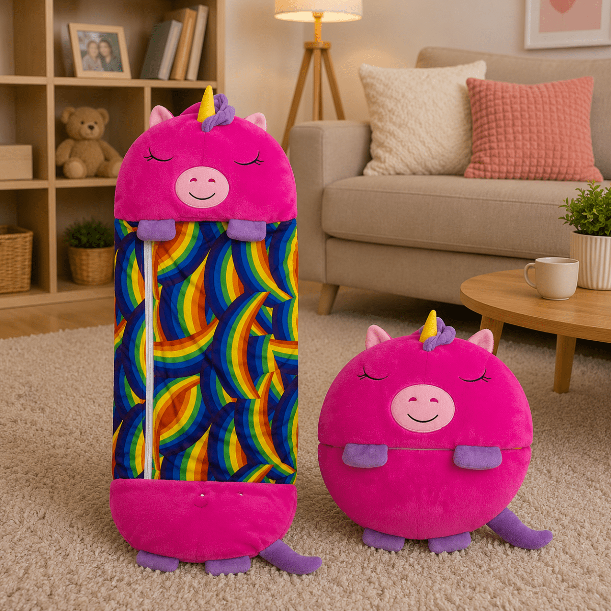DREAMPAL – 2-in-1 Cuddly Toy with Cozy Sleeping Bag