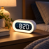 Night Light Alarm Clock Rechargeable Snooze Function