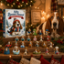 Adventskalender für Basset-Hound-Fans | 24 Acryl-Anhänger | Weihnachtsdesign