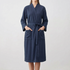 Textured Knee-Length Bathrobe - Lindsey