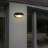 Outdoor Wall Light Bulkhead with Ribbed Glass Eyelid Hood Weather-Resistant - Image 11