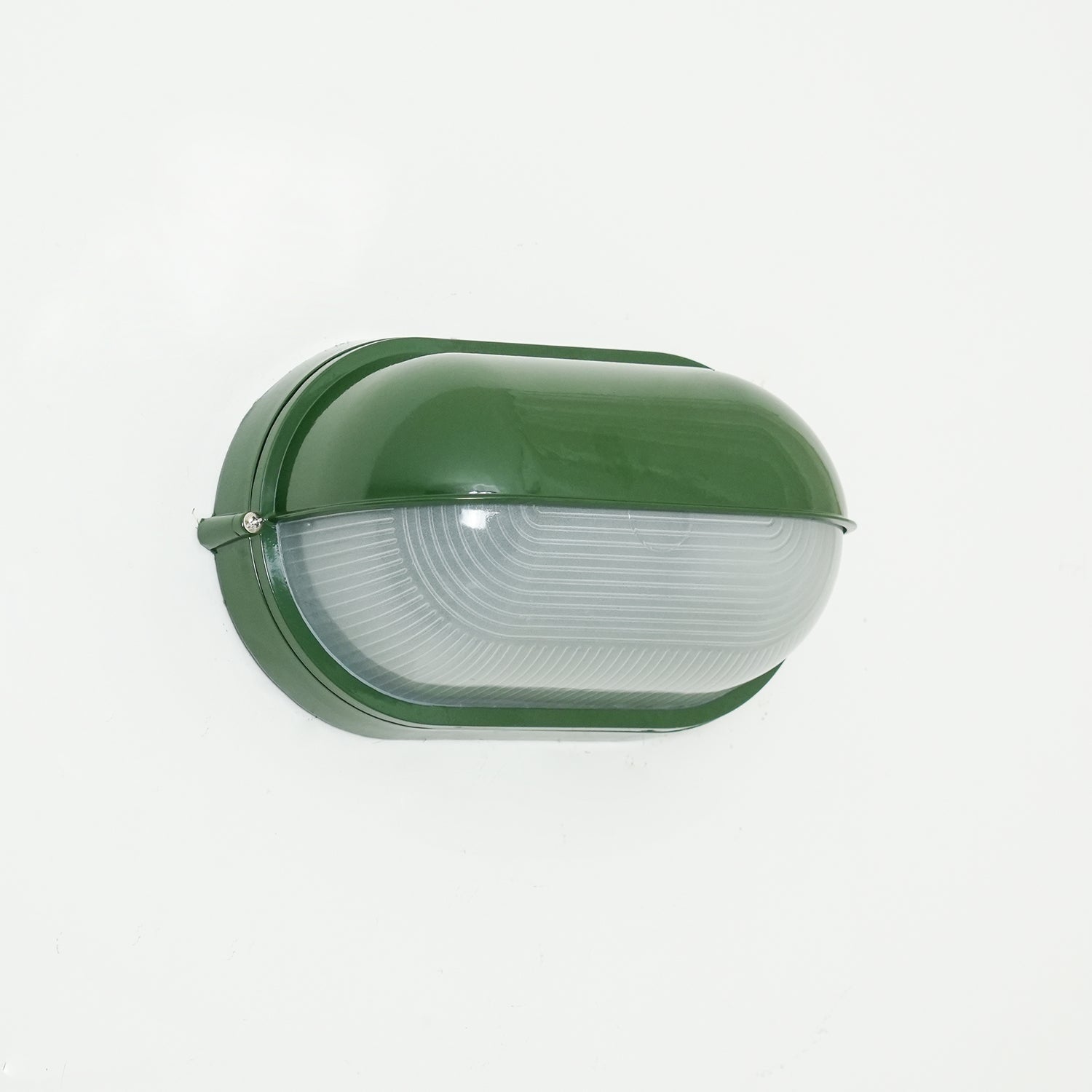 Outdoor Wall Light Bulkhead with Ribbed Glass Eyelid Hood Weather-Resistant - Image 21