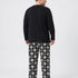 Men's Casual Long Sleeve Pajama Set - Dean