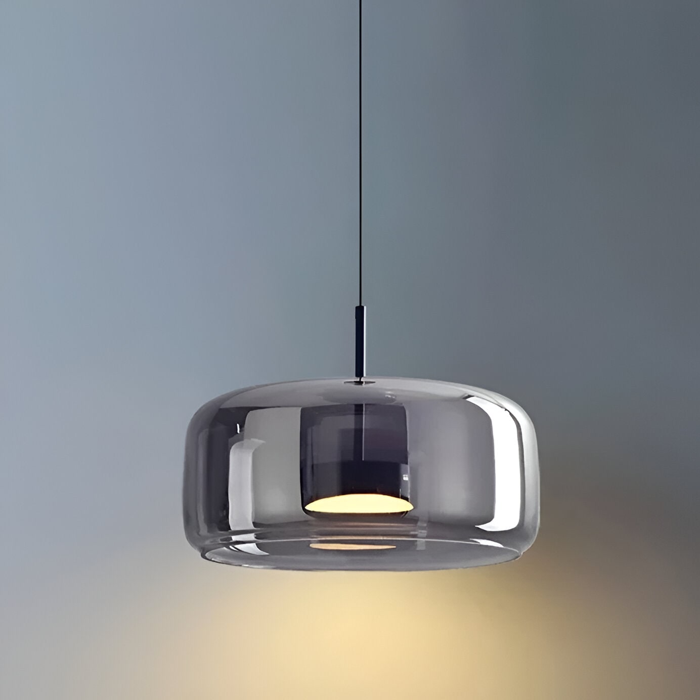 Kitchen Pendant Light Fixtures with Translucent Glass Shade and Adjustable LED for Island - Image 14
