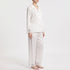 Two-Piece Sleepwear Set With Floral Accents - Faye