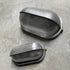 Outdoor Wall Light Bulkhead with Ribbed Glass Eyelid Hood Weather-Resistant - Image 43