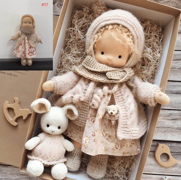 Handmade Waldorf Cuddle Doll - Poppi