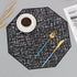 Decoratieve Ronde Tafelonderlegger met Warmtebestendig Antislip Ontwerp