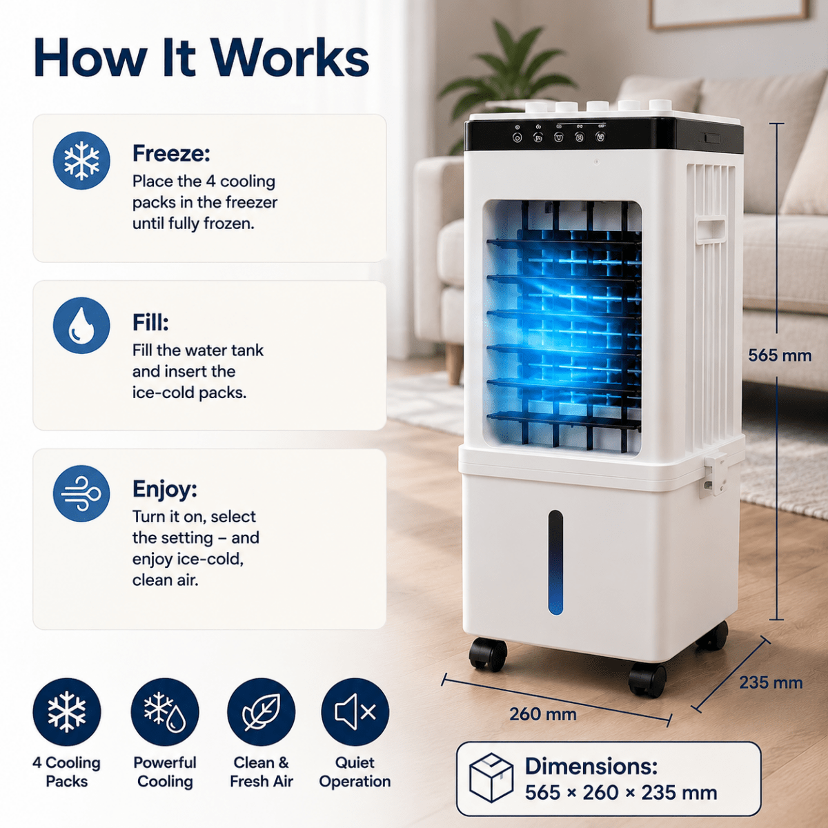 COOLCORE – Portable Cooling Device for Refreshment in Everyday Life