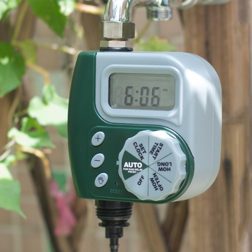 Digitale Tuin Bewaterings Timer met Programmeerbare Irrigatie Controle