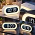 Night Light Alarm Clock Rechargeable Snooze Function