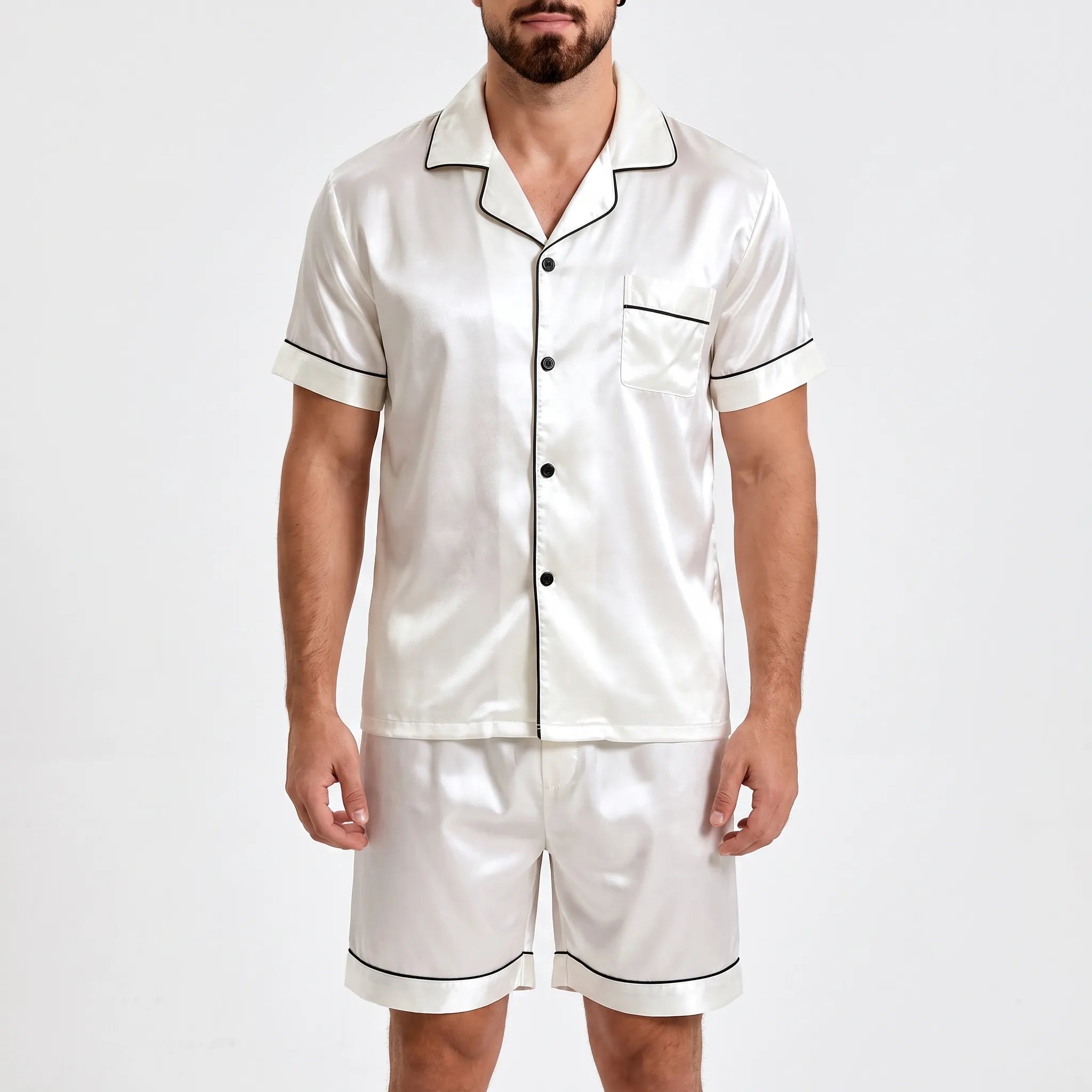 Men's Short Sleeve Pajama Set - Robert