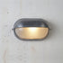 Outdoor Wall Light Bulkhead with Ribbed Glass Eyelid Hood Weather-Resistant - Image 46
