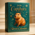 Capybara-Adventskalender | 24 Fächer | 3D-PVC-Design | Kompakte Weihnachtsdeko
