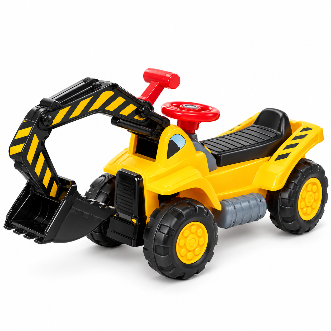 Kids Excavator Toy Outdoor Ride On Fun Active Play
