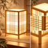 Japanese Soft Light Bamboo Table Lamp Zen Style