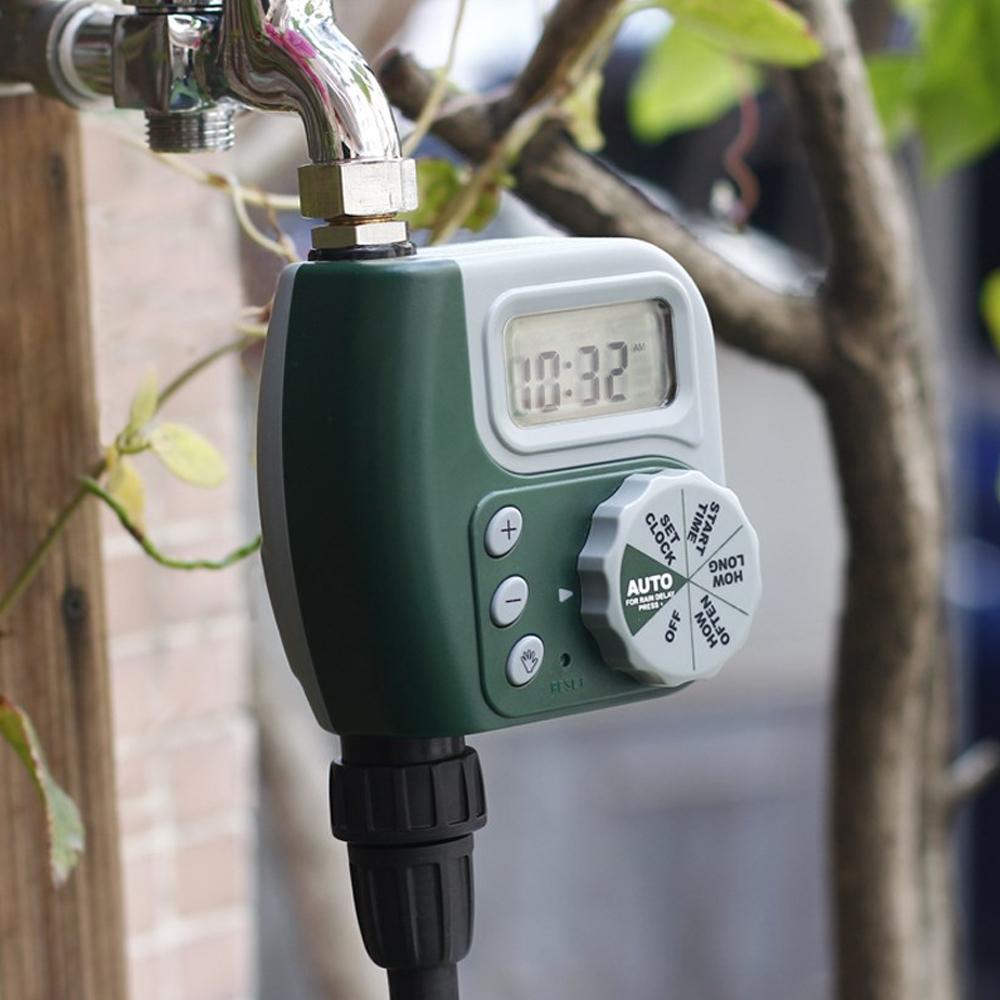 Digitale Tuin Bewaterings Timer met Programmeerbare Irrigatie Controle