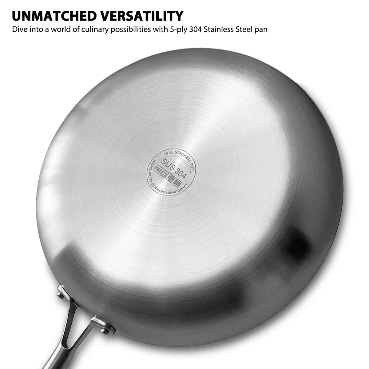 PANLUXE – 304 stainless steel frying pan