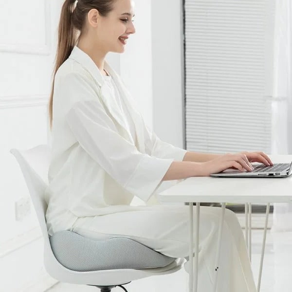 Desk Chair Seat Cushion with Orthopedic Memory Foam and Adjustable Strap - Image 10