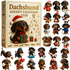 Dackel-Adventskalender | 24 Überraschungen | Sammelfiguren | Weihnachtscountdown