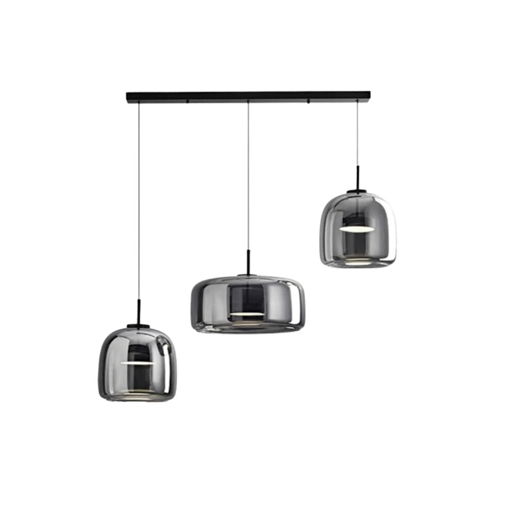 Kitchen Pendant Light Fixtures with Translucent Glass Shade and Adjustable LED for Island - Image 45
