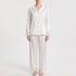 Two-Piece Sleepwear Set With Floral Accents - Faye