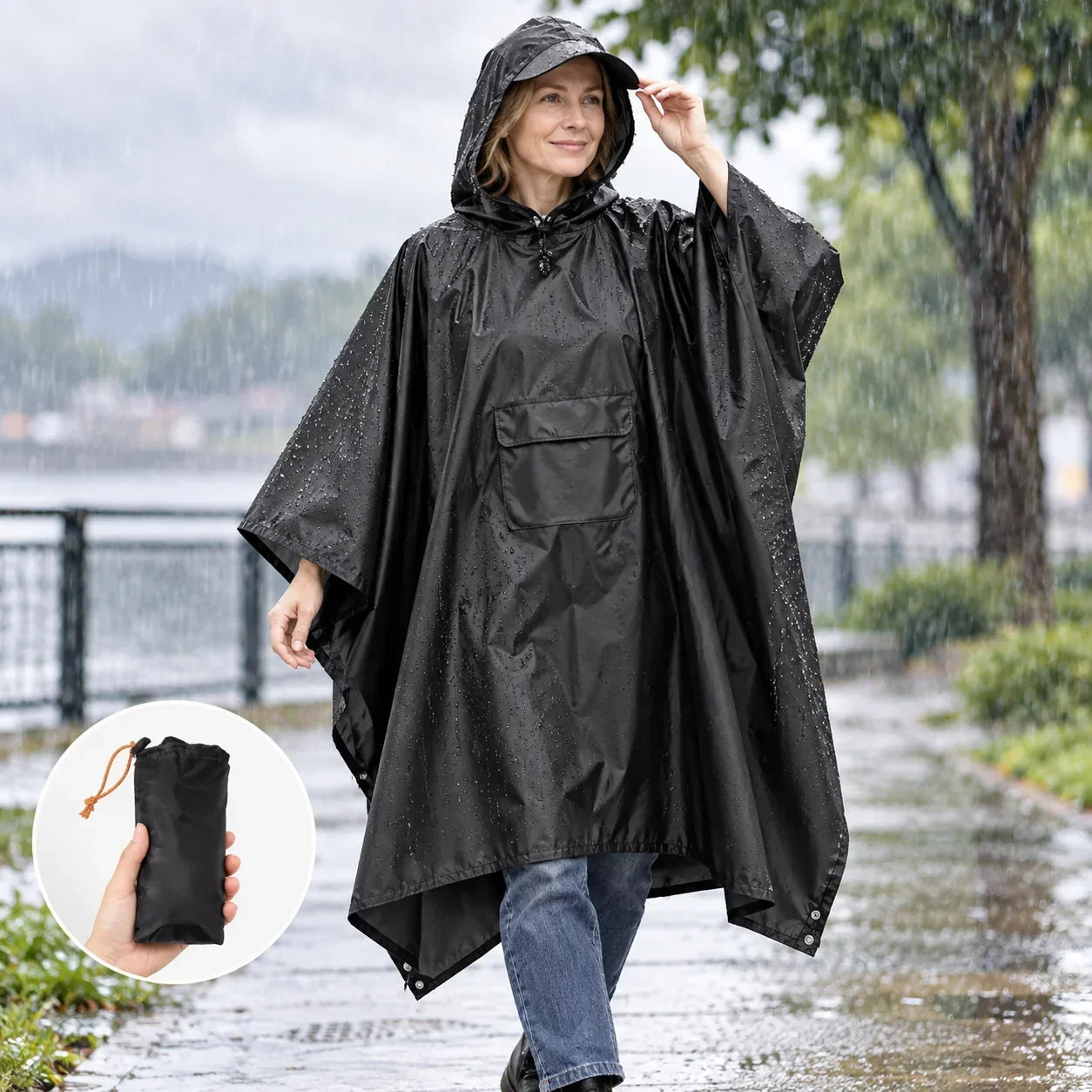 Nivaro - Trocken unterwegs ohne sperrigen Regenschutz