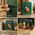 Capybara-Adventskalender | 24 Fächer | 3D-PVC-Design | Kompakte Weihnachtsdeko