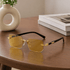 SHADEVISTA – Rectangular Frameless Sunglasses with UV400 Protection