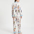 Long Sleeve Printed Pajama Set - Cheryl