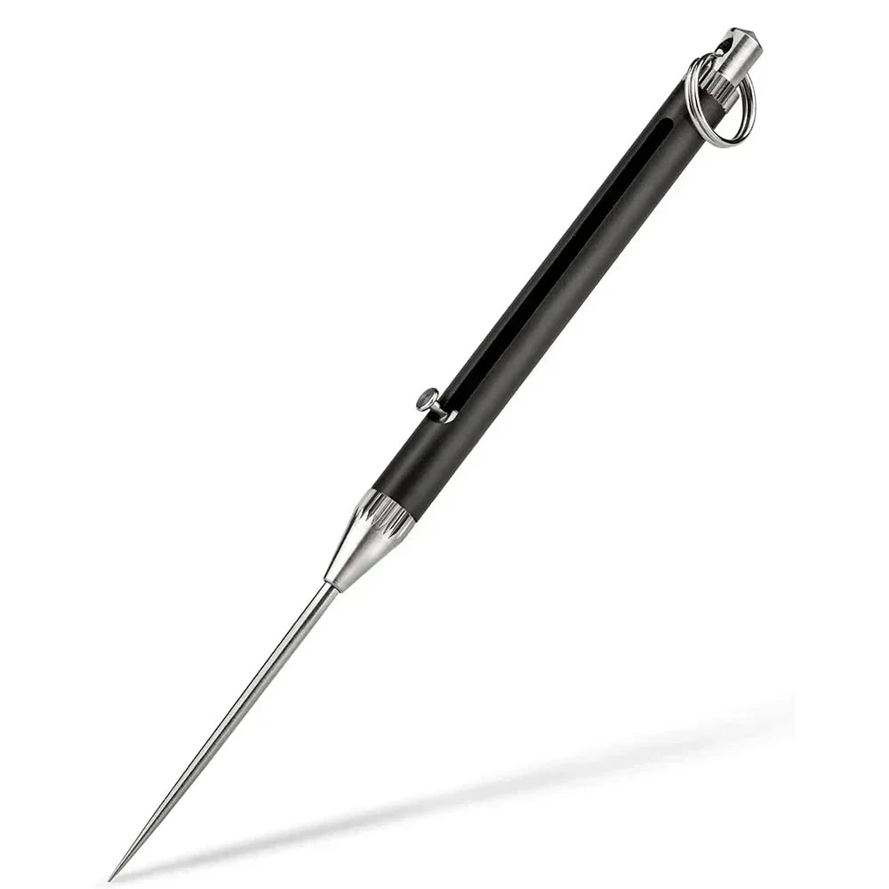 Draagbare Inklapbare Titanium Legering Tandenstoker met Sleutelhanger
