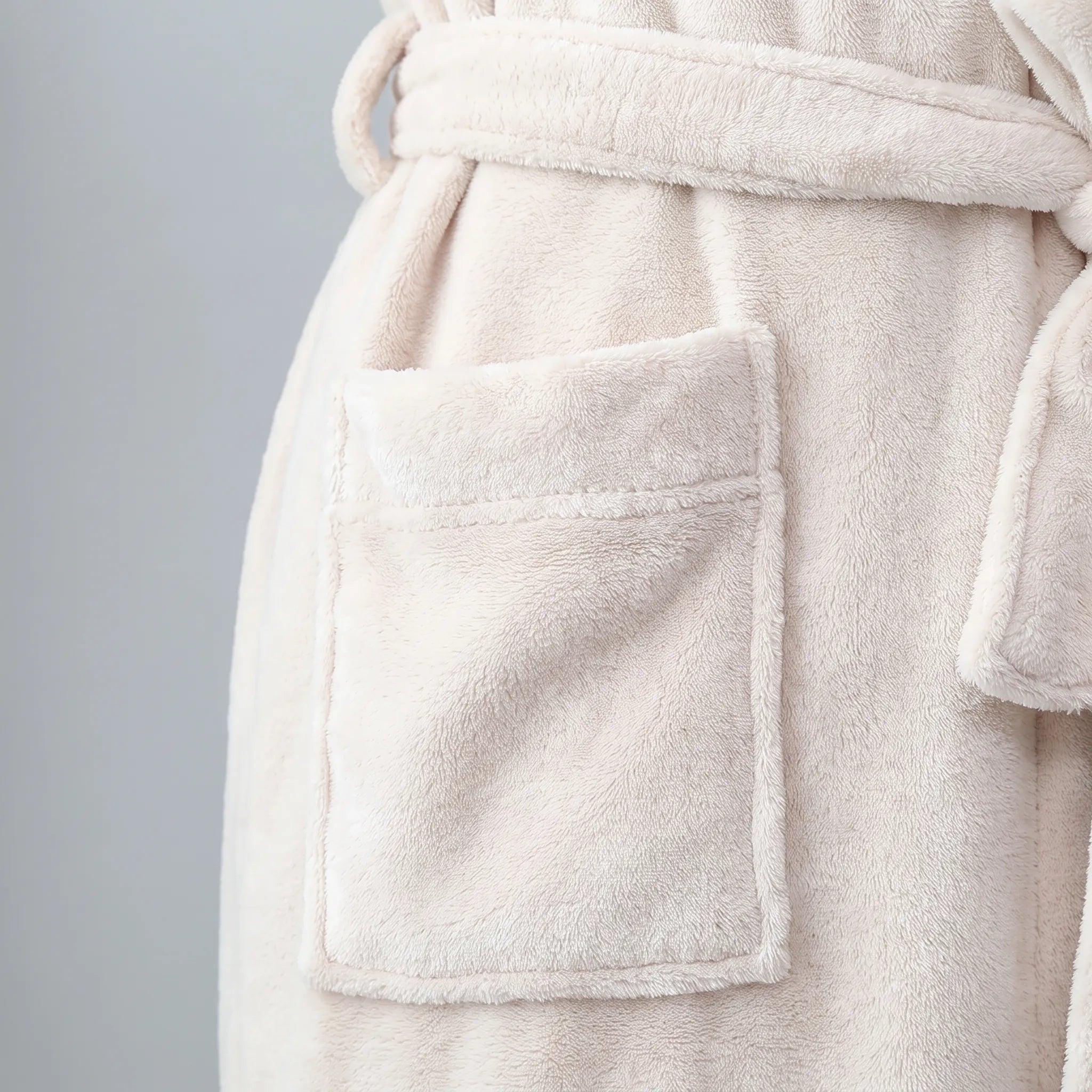 Long Fluffy Dressing Gown - Alexis