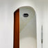Outdoor Wall Light Bulkhead with Ribbed Glass Eyelid Hood Weather-Resistant - Image 5
