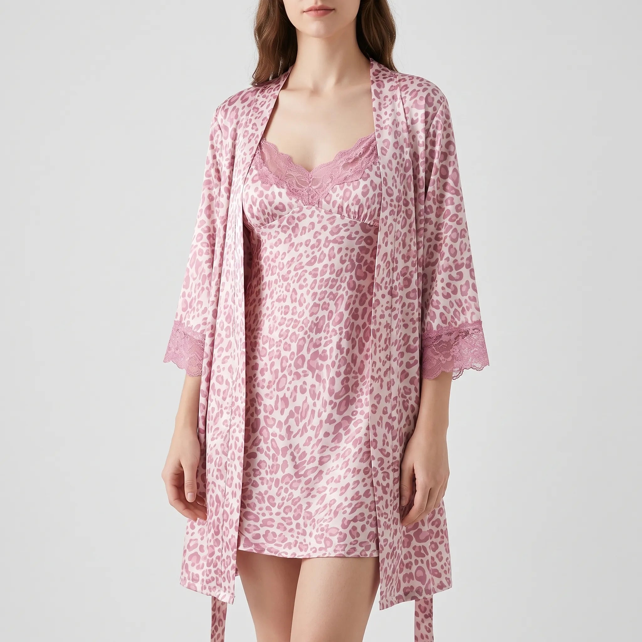 Four-Piece Printed Pajama Set - Peggy